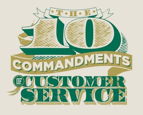 The Ten Commandments of Customer Service